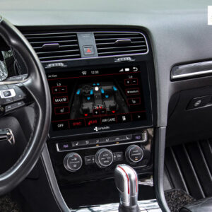 D9-3B Premium Android Autoradio für VW Golf 7 mit 4 x 100W Class-D Verstärker, 10,1 Zoll Display (hochauflösend), Inkl. Head-
