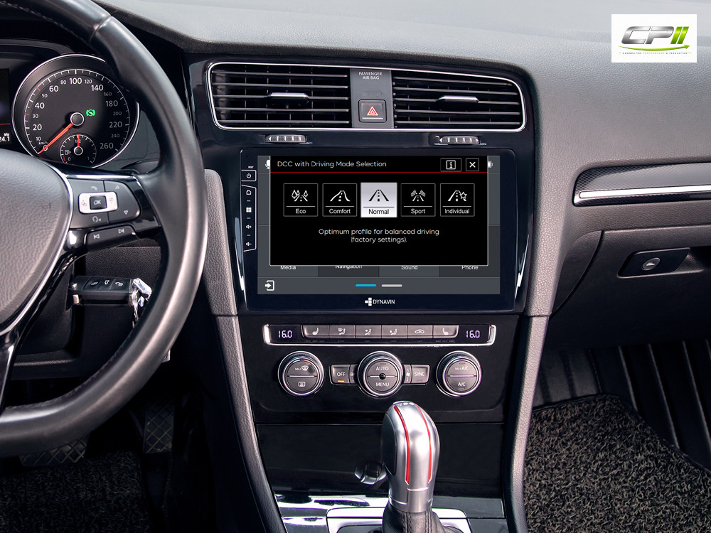 D9-3B Premium Android Autoradio für VW Golf 7 mit 4 x 100W Class-D Verstärker, 10,1 Zoll Display (hochauflösend), Inkl. Head-