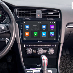 D9-3B Premium Android Autoradio für VW Golf 7 mit 4 x 100W Class-D Verstärker, 10,1 Zoll Display (hochauflösend), Inkl. Head-