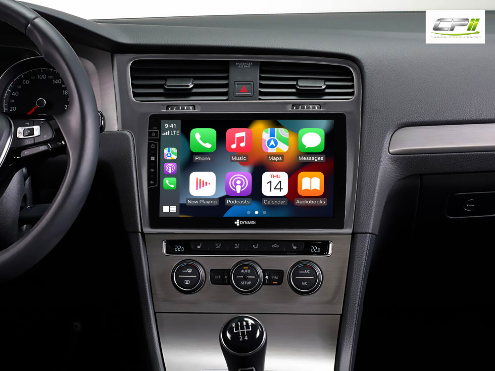 D9-3S Premium Flex 160 GB Android Autoradio für VW Golf 7 mit 4 x 100W Class-D Verstärker, 10,1 Zoll Display (hochauflösend),