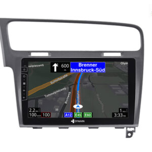 D9-3S Premium Flex 160 GB Android Autoradio für VW Golf 7 mit 4 x 100W Class-D Verstärker, 10,1 Zoll Display (hochauflösend),