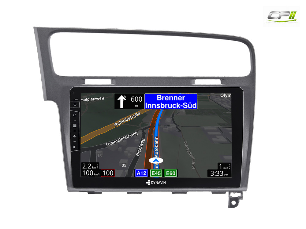 D9-3S Premium Flex 160 GB Android Autoradio für VW Golf 7 mit 4 x 100W Class-D Verstärker, 10,1 Zoll Display (hochauflösend),