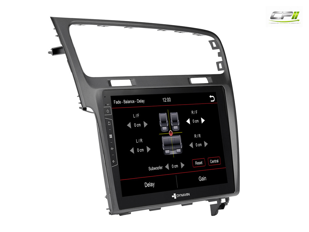 D9-3S Premium Flex 160 GB Android Autoradio für VW Golf 7 mit 4 x 100W Class-D Verstärker, 10,1 Zoll Display (hochauflösend),