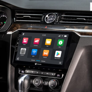 D9-55 Premium Android Autoradio für VW Passat B8 mit 4 x 100W Class-D Verstärker, 10,1 Zoll Display (hochauflösend), Inkl. He