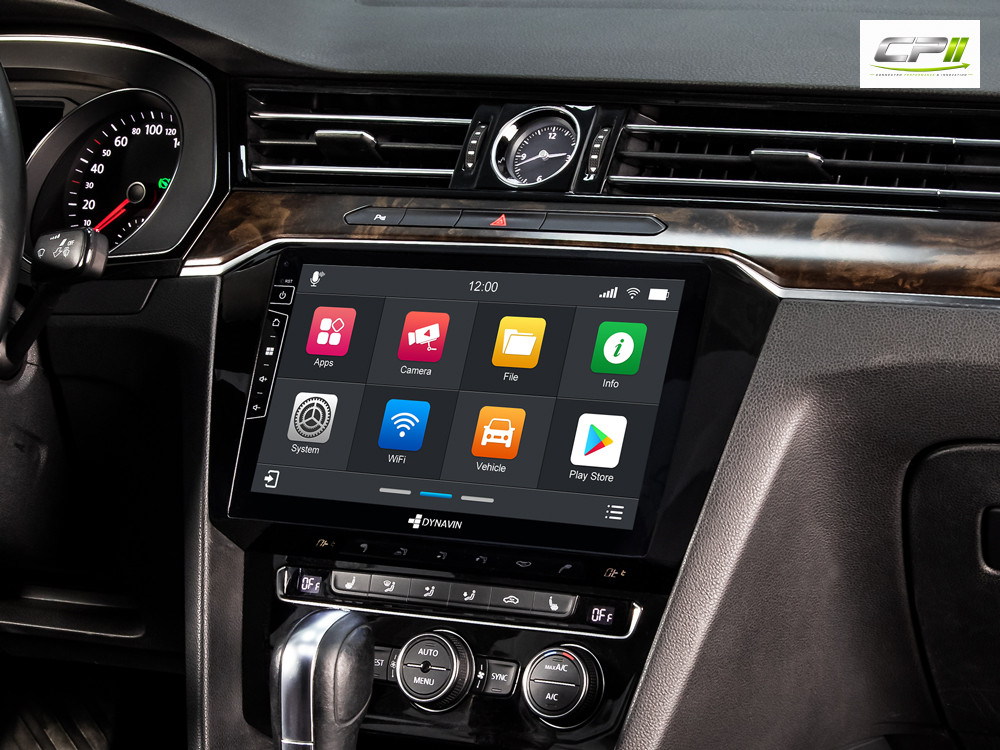 D9-55 Premium Android Autoradio für VW Passat B8 mit 4 x 100W Class-D Verstärker, 10,1 Zoll Display (hochauflösend), Inkl. He