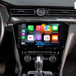 D9-55 Premium Android Autoradio für VW Passat B8 mit 4 x 100W Class-D Verstärker, 10,1 Zoll Display (hochauflösend), Inkl. He