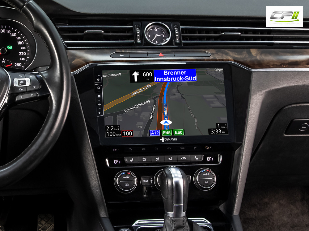 D9-55 Premium Android Autoradio für VW Passat B8 mit 4 x 100W Class-D Verstärker, 10,1 Zoll Display (hochauflösend), Inkl. He