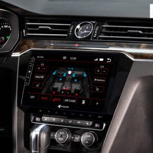 D9-55 Premium Android Autoradio für VW Passat B8 mit 4 x 100W Class-D Verstärker, 10,1 Zoll Display (hochauflösend), Inkl. He
