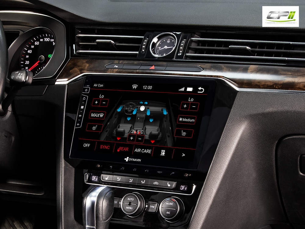 D9-55 Premium Android Autoradio für VW Passat B8 mit 4 x 100W Class-D Verstärker, 10,1 Zoll Display (hochauflösend), Inkl. He