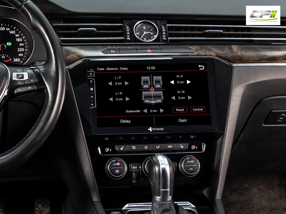 D9-55 Premium Android Autoradio für VW Passat B8 mit 4 x 100W Class-D Verstärker, 10,1 Zoll Display (hochauflösend), Inkl. He