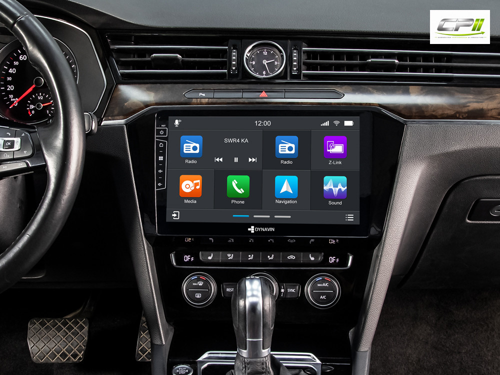 D9-55 Premium Android Autoradio für VW Passat B8 mit 4 x 100W Class-D Verstärker, 10,1 Zoll Display (hochauflösend), Inkl. He