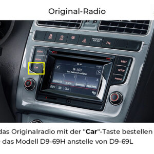 Android Autoradio für VW Polo 6R D9-69L Premium Flex Abverkauf Neu – D9-69L-01 CPII