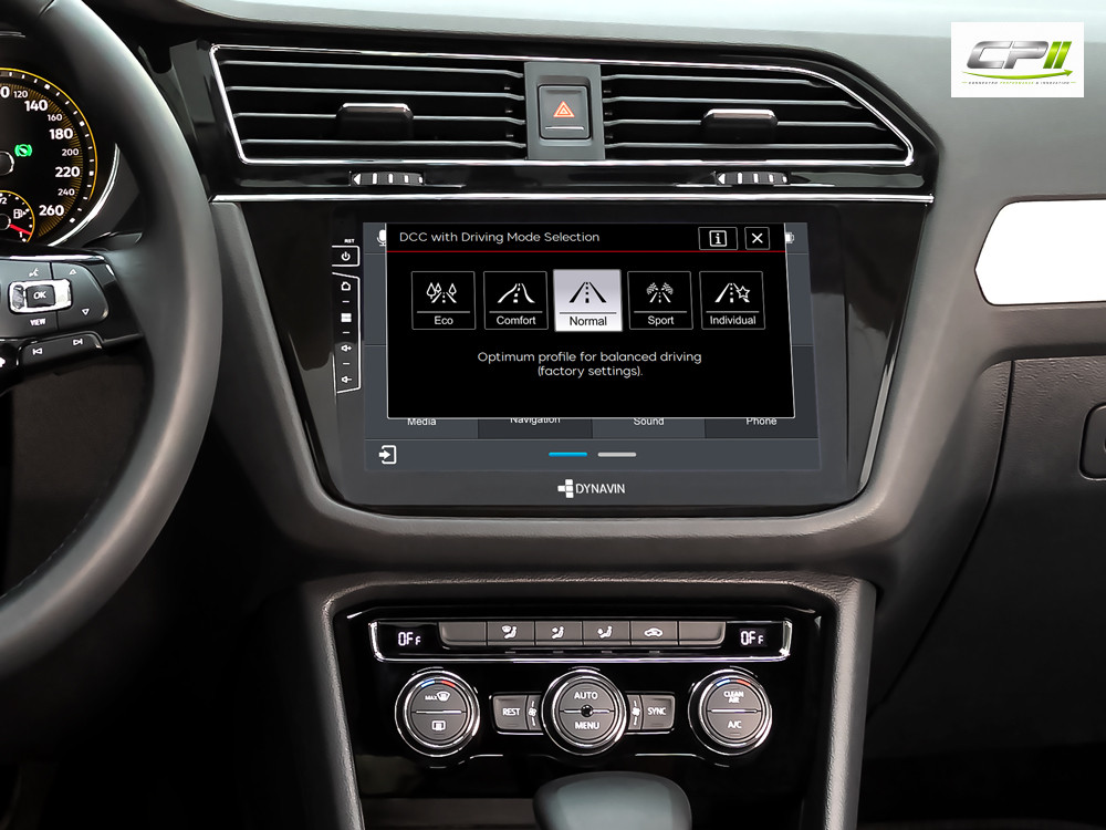 D9-82 Premium Android Autoradio für VW Tiguan mit 4 x 100W Class-D Verstärker, 10,1 Zoll Display (hochauflösend), Inkl. Head-