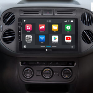 D9-83B Premium Android Autoradio für VW Tiguan 2007-2017 | Golf 5 mit 4 x 100W Class-D Verstärker, 9 Zoll Display (hochauflös