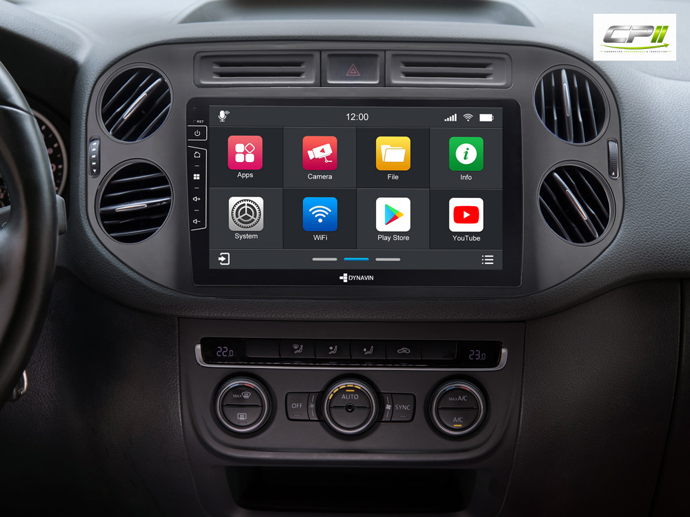 D9-83B Premium Android Autoradio für VW Tiguan 2007-2017 | Golf 5 mit 4 x 100W Class-D Verstärker, 9 Zoll Display (hochauflös