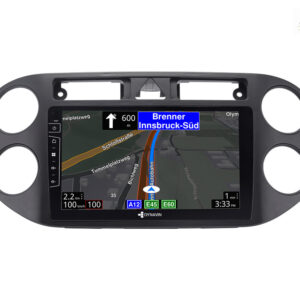 D9-83B Premium Android Autoradio für VW Tiguan 2007-2017 | Golf 5 mit 4 x 100W Class-D Verstärker, 9 Zoll Display (hochauflös