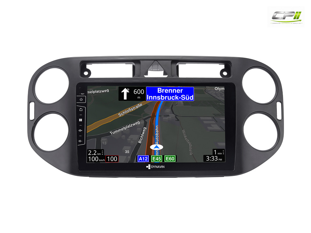 D9-83B Premium Android Autoradio für VW Tiguan 2007-2017 | Golf 5 mit 4 x 100W Class-D Verstärker, 9 Zoll Display (hochauflös