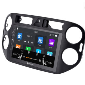 D9-83B Premium Android Autoradio für VW Tiguan 2007-2017 | Golf 5 mit 4 x 100W Class-D Verstärker, 9 Zoll Display (hochauflös