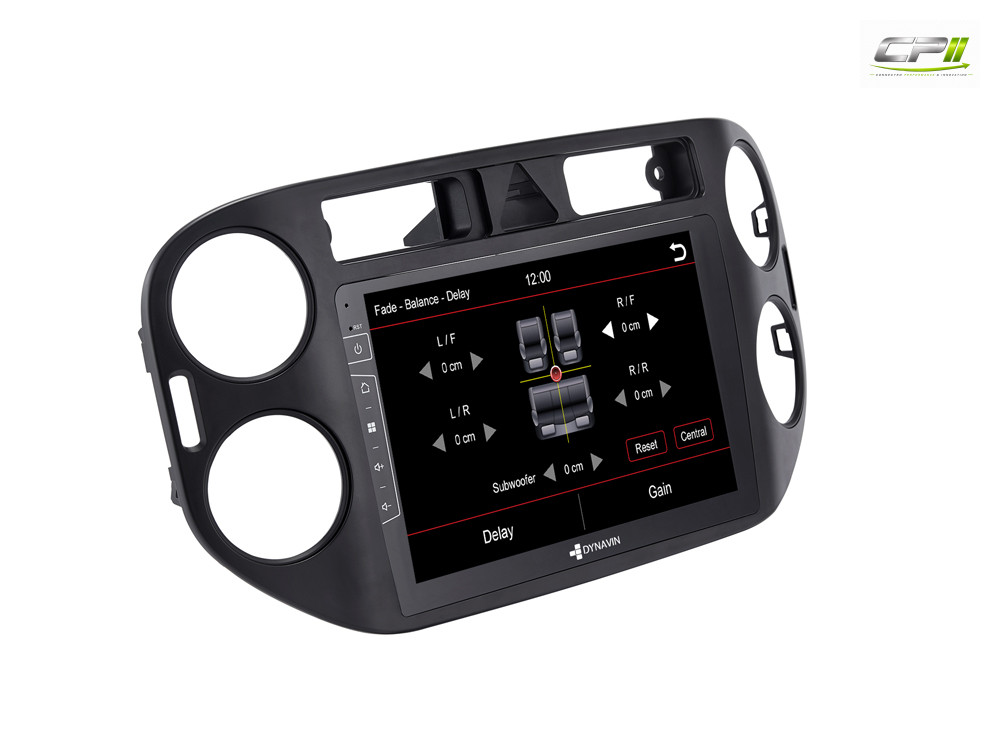 D9-83B Premium Android Autoradio für VW Tiguan 2007-2017 | Golf 5 mit 4 x 100W Class-D Verstärker, 9 Zoll Display (hochauflös