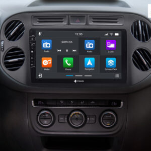 D9-83B Premium Android Autoradio für VW Tiguan 2007-2017 | Golf 5 mit 4 x 100W Class-D Verstärker, 9 Zoll Display (hochauflös