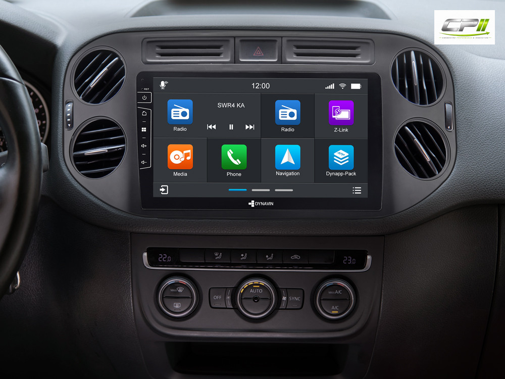 D9-83B Premium Android Autoradio für VW Tiguan 2007-2017 | Golf 5 mit 4 x 100W Class-D Verstärker, 9 Zoll Display (hochauflös