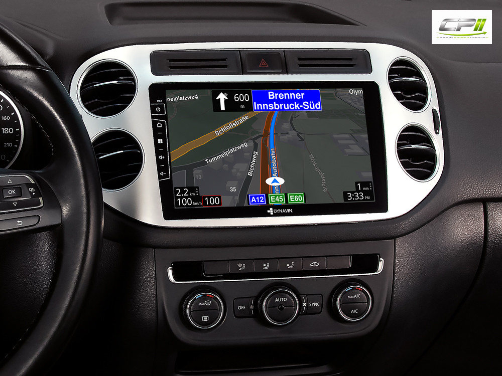 D9-83S Premium 192 GB Android Autoradio für VW Tiguan 2007-2017 | Golf 5 mit 4 x 100W Class-D Verstärker, 9 Zoll Display (hoc