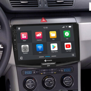 D9-B6B Premium Android Autoradio für VW Passat B6 mit 4 x 100W Class-D Verstärker, 10,1 Zoll Display (hochauflösend), Inkl. H