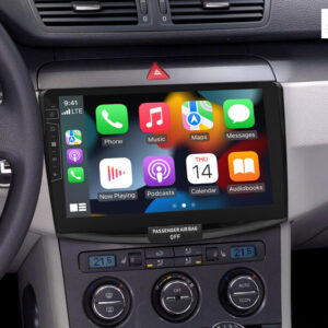 D9-B6B Premium Android Autoradio für VW Passat B6 mit 4 x 100W Class-D Verstärker, 10,1 Zoll Display (hochauflösend), Inkl. H