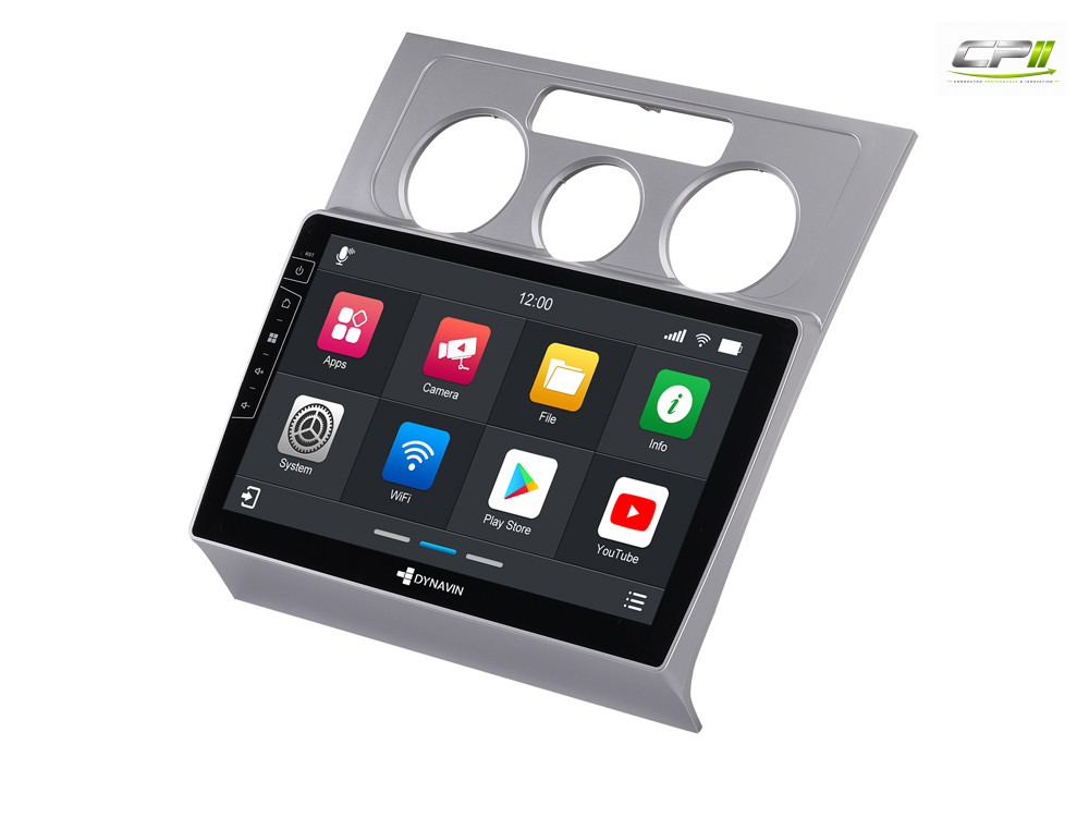 D9-DF16 Premium Android Autoradio für VW Touran mit 4 x 100W Class-D Verstärker, 10,1 Zoll Display (hochauflösend), Inkl. Hea