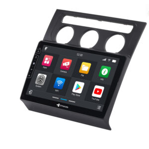 D9-DF17 Premium Android Autoradio für VW Touran mit 4 x 100W Class-D Verstärker, 10,1 Zoll Display (hochauflösend), Inkl. Hea