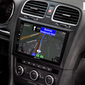 D9-DF31 Premium Android Autoradio für VW Golf 6 mit 4 x 100W Class-D Verstärker, 9 Zoll Display (hochauflösend), Inkl. Head-u