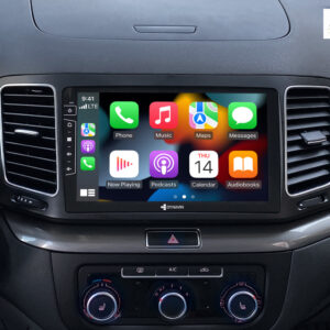 D9-DF56 Premium Android Autoradio für VW Sharan Seat Alhambra mit 4 x 100W Class-D Verstärker, 9 Zoll Display (hochauflösend)