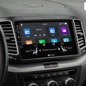 D9-DF56 Premium Android Autoradio für VW Sharan Seat Alhambra mit 4 x 100W Class-D Verstärker, 9 Zoll Display (hochauflösend)
