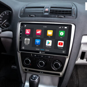 D9-DF63 Premium Android Autoradio für Skoda Octavia II mit 4 x 100W Class-D Verstärker, 10,1 Zoll Display (hochauflösend), In