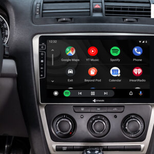 D9-DF63 Premium Android Autoradio für Skoda Octavia II mit 4 x 100W Class-D Verstärker, 10,1 Zoll Display (hochauflösend), In