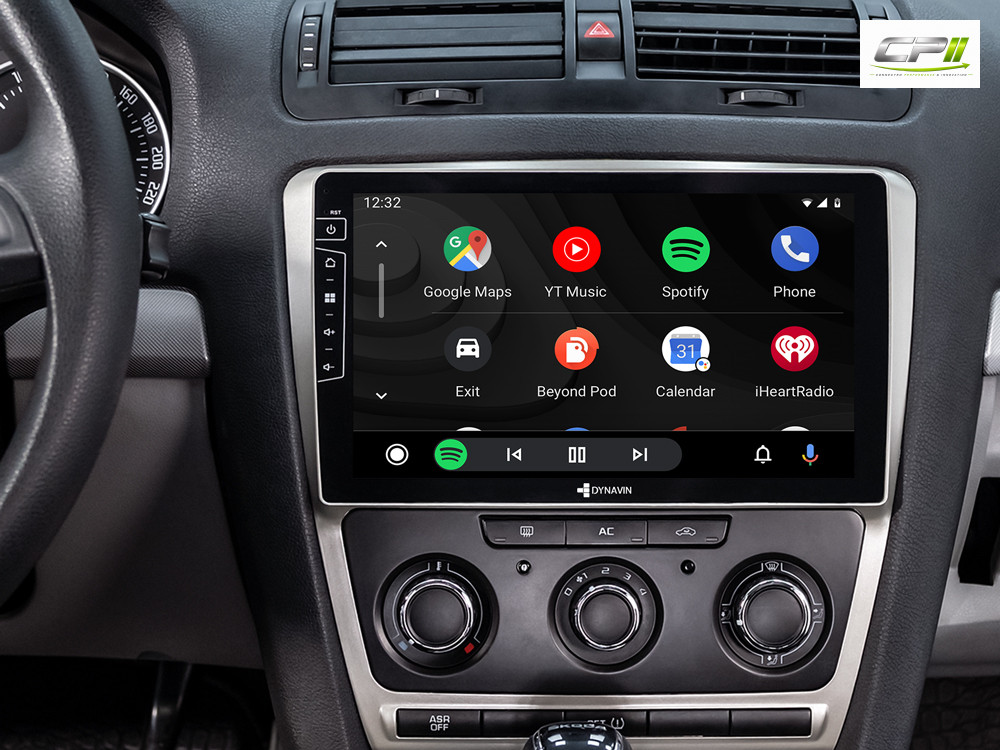D9-DF63 Premium Android Autoradio für Skoda Octavia II mit 4 x 100W Class-D Verstärker, 10,1 Zoll Display (hochauflösend), In