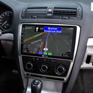 D9-DF63 Premium Android Autoradio für Skoda Octavia II mit 4 x 100W Class-D Verstärker, 10,1 Zoll Display (hochauflösend), In