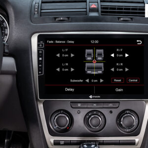 D9-DF63 Premium Android Autoradio für Skoda Octavia II mit 4 x 100W Class-D Verstärker, 10,1 Zoll Display (hochauflösend), In