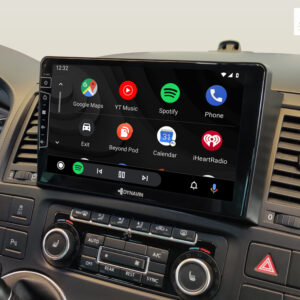 D9-T5 Premium Android Autoradio für VW T5 Multivan mit 4 x 100W Class-D Verstärker, 9 Zoll Display (hochauflösend), Inkl. Hea