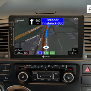 D9-T5 Premium Android Autoradio für VW T5 Multivan mit 4 x 100W Class-D Verstärker, 9 Zoll Display (hochauflösend), Inkl. Hea