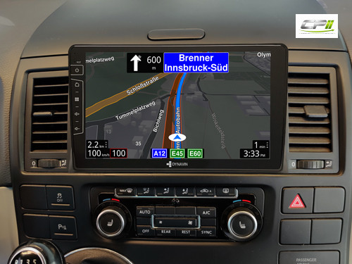 D9-T5 Premium Android Autoradio für VW T5 Multivan mit 4 x 100W Class-D Verstärker, 9 Zoll Display (hochauflösend), Inkl. Hea