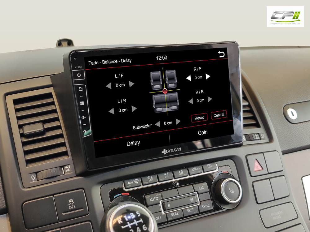 D9-T5 Premium Android Autoradio für VW T5 Multivan mit 4 x 100W Class-D Verstärker, 9 Zoll Display (hochauflösend), Inkl. Hea