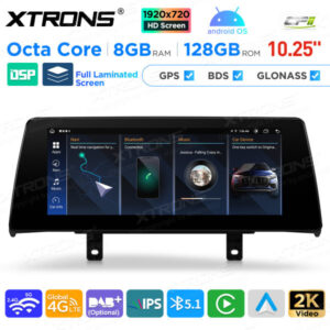 QAB12EVB12NER 10,25 Zoll Android Octa Core 8 GB + 128 GB Auto GPS Multimedia Player für BMW 1er F20 / F21 2er F23 Cabrio EVO