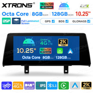 QAB12EVB12NER 10,25 Zoll Android Octa Core 8 GB + 128 GB Auto GPS Multimedia Player für BMW 1er F20 / F21 2er F23 Cabrio EVO
