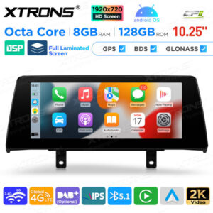 QAB12EVB12NER 10,25 Zoll Android Octa Core 8 GB + 128 GB Auto GPS Multimedia Player für BMW 1er F20 / F21 2er F23 Cabrio EVO