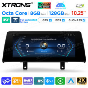 QAB12EVB12NER 10,25 Zoll Android Octa Core 8 GB + 128 GB Auto GPS Multimedia Player für BMW 1er F20 / F21 2er F23 Cabrio EVO