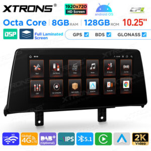 QAB12EVB12NER 10,25 Zoll Android Octa Core 8 GB + 128 GB Auto GPS Multimedia Player für BMW 1er F20 / F21 2er F23 Cabrio EVO
