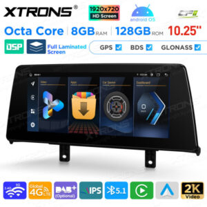 QAB12EVB12NER 10,25 Zoll Android Octa Core 8 GB + 128 GB Auto GPS Multimedia Player für BMW 1er F20 / F21 2er F23 Cabrio EVO