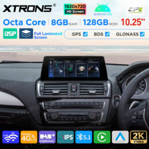 QAB12EVB12NER 10,25 Zoll Android Octa Core 8 GB + 128 GB Auto GPS Multimedia Player für BMW 1er F20 / F21 2er F23 Cabrio EVO