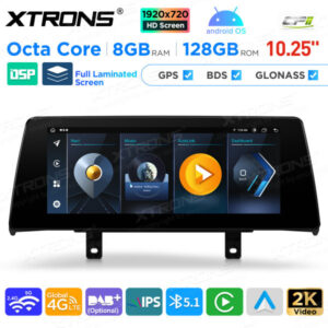 QAB12EVB12NER 10,25 Zoll Android Octa Core 8 GB + 128 GB Auto GPS Multimedia Player für BMW 1er F20 / F21 2er F23 Cabrio EVO